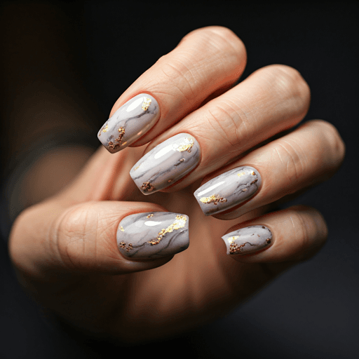 Gilded marble